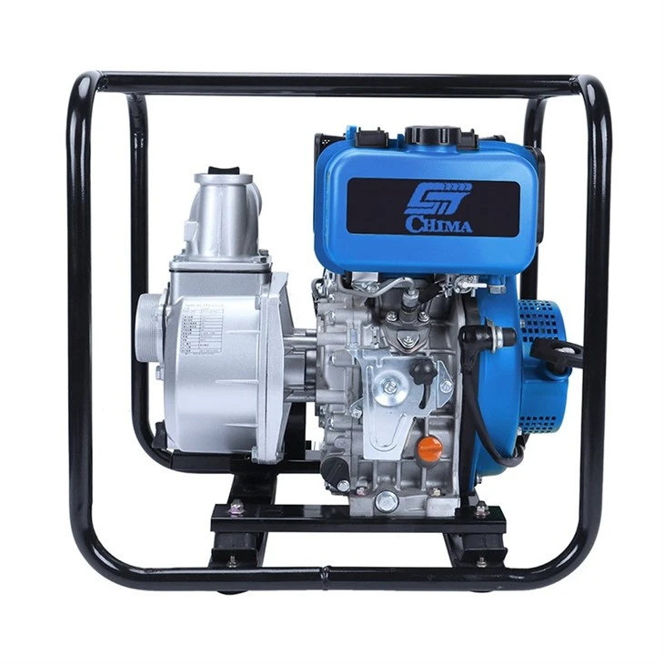 Portable 4-stroke air-cooled diesel water pump